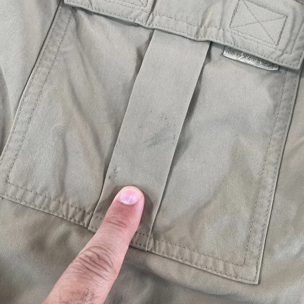 Duluth Trading Convertible Pants Men XL (36x32) Beige Nylon Performance Belted - Picture 6 of 12
